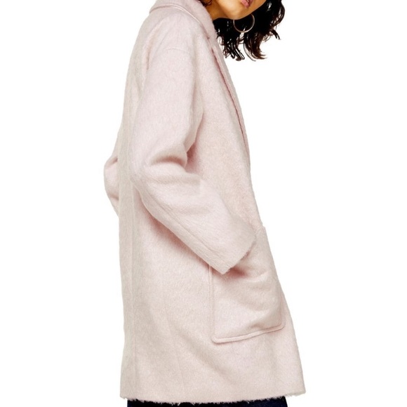 Topshop Carly Brushed Coat - Picture 3 of 5